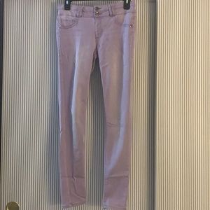 Purple jeans